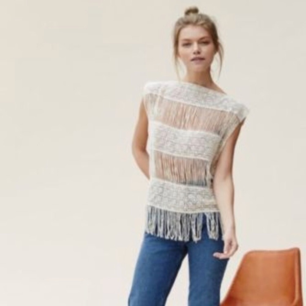 Anthropologie Inez Crocheted Top- NWT
